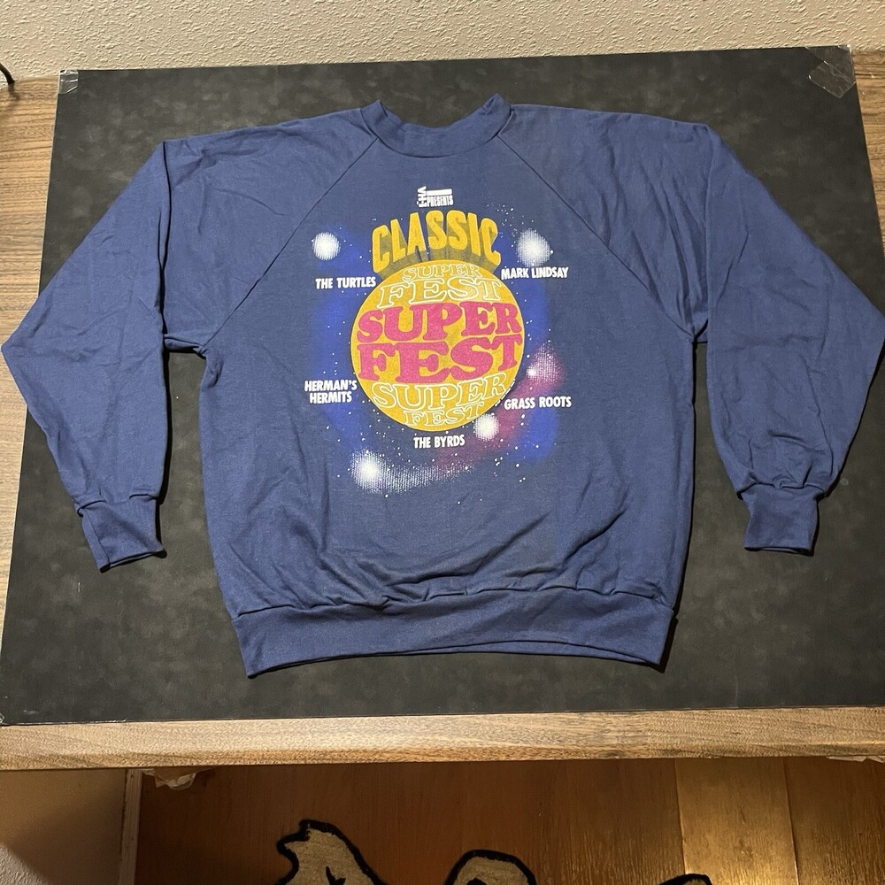 Hermans Hermits Sweatshirt Grass Roots VH1 Super Classic Grateful Dead Pullover